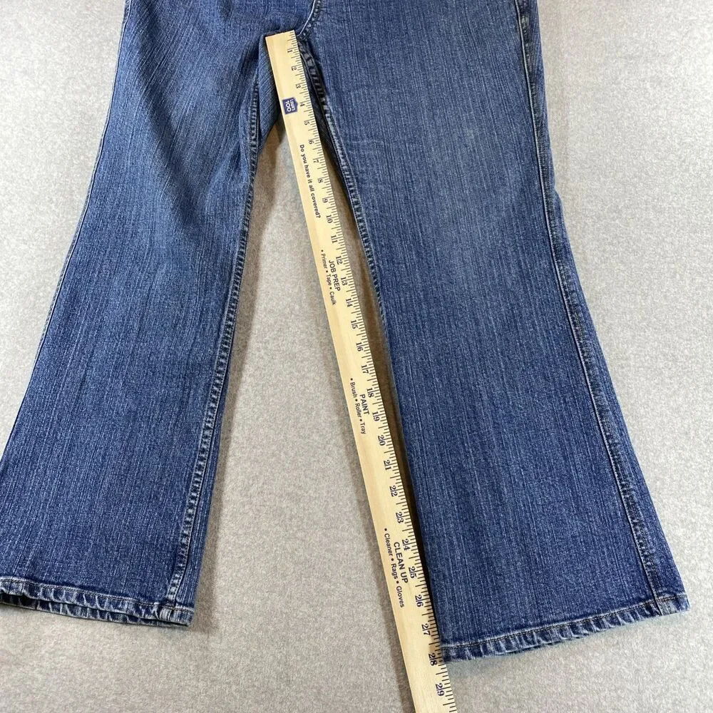 Duluth Trading Women's DuluthFlex Daily Denim Bootcut Jeans 16 X 31 Medium Wash
